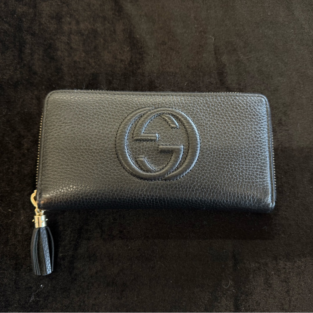 Gucci Black Leather Wallet